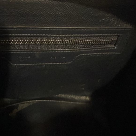 Celine Tricolor Micro Luggage Calfskin Leather Tote. - Picture 7 of 9